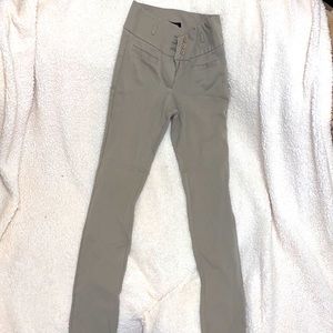 Three pairs of skinny khaki pants